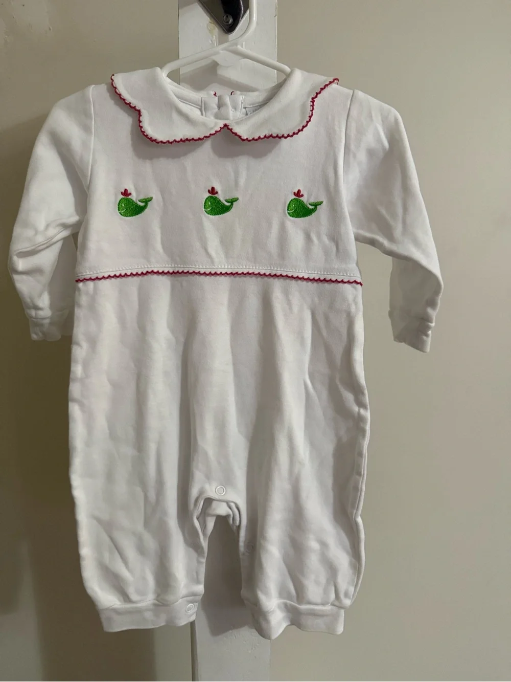 Little English Whale Romper